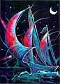 Sail all Night, contemporary art by DC Langer