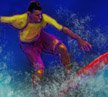 Surfer, Digital art by DC Langer